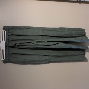 JCrew Linen Pants, Small, Sage Green